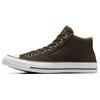 Chuck Taylor All Star Модные Удобные Полувысокие Холщовые Кеды Унисекс Кофе