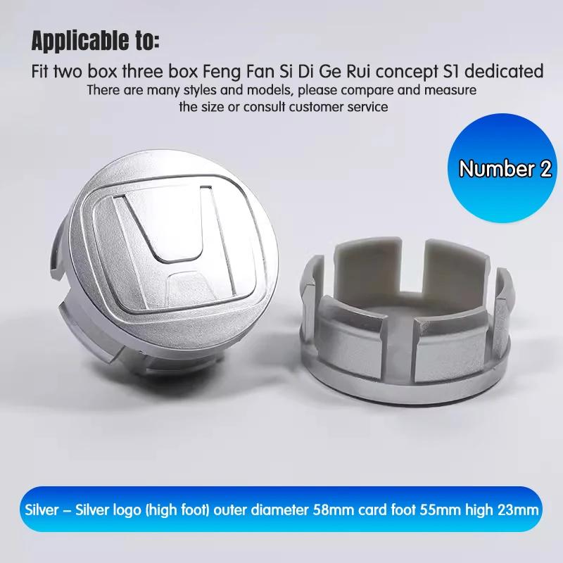 4Pcs 69mm 62mm 58mm Car Wheel Center Hub Cap Caps Emblem Logo classic style For Honda Civic Accord Fit CRV Jazz Odyssey Prelude