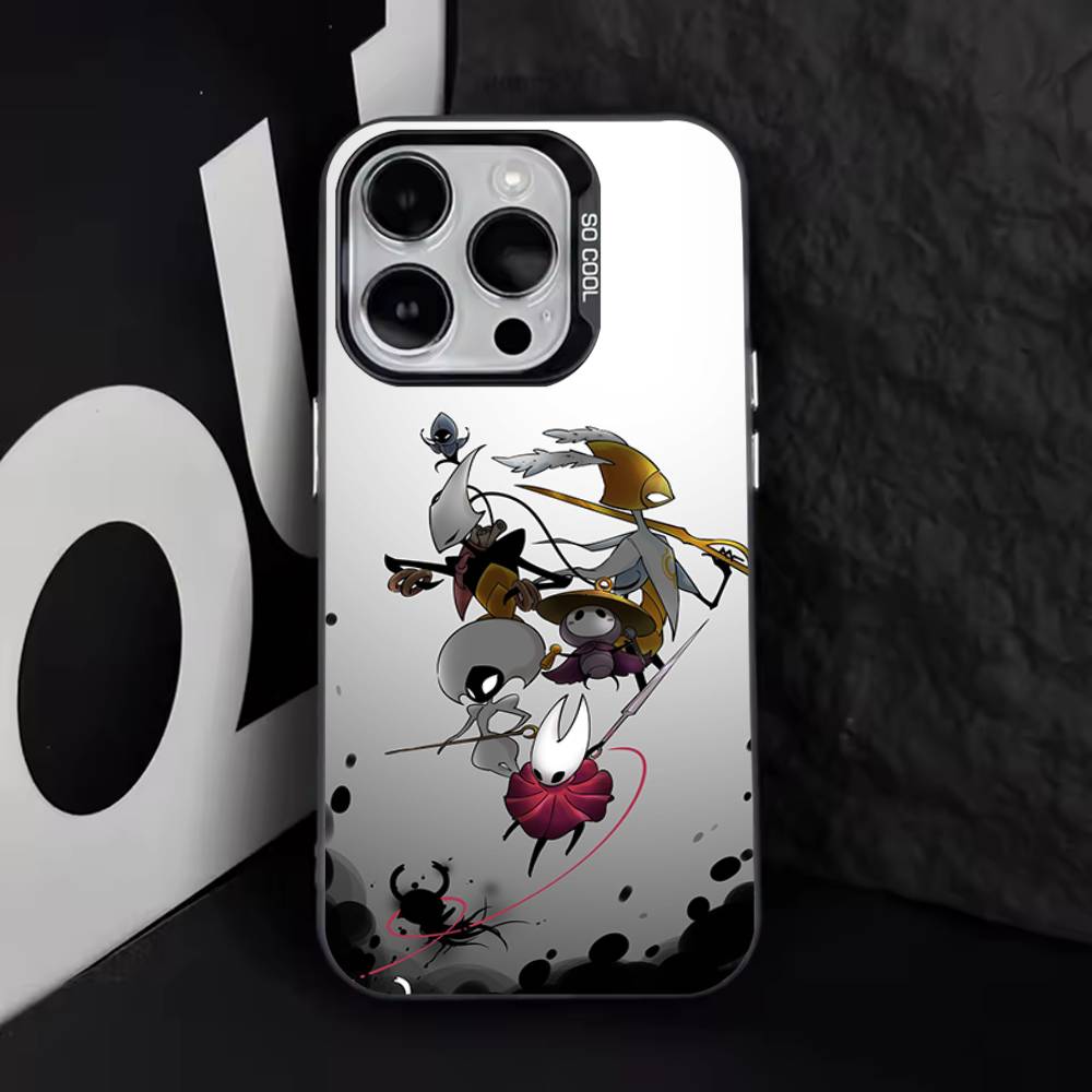 Cool H-Hollow Knight new Phone Case For iPhone 17,16,15,14,13,12,11,Pro,XS,Max,Plus,Mini,SE4,E Black Matte Shockproof Cover