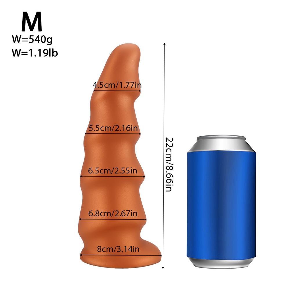 Силиконовая волна Анальная пробка Пара Сексуальная Мастурбация Анус Секс-игрушка Мужчины и Женщины Носят Анти-офф Хризантема Расширение Дилдо