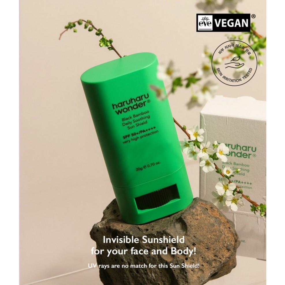 HARUHARU WONDER Black Bamboo Daily Soothing Sun Shield SPF50+ PA++++ 20g