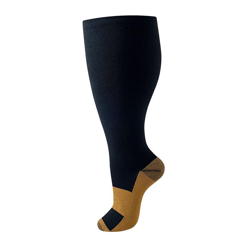 Компрессионные носки больших размеров с высокой эластичностью для фитнеса и ожирения