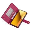 DF-011 For Xiaomi Redmi Note 13 5G Case Zipper Wallet Crossbody Leather Phone Cover