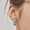 Silver Oversized One-Touch Fine Earrings Gisvee124