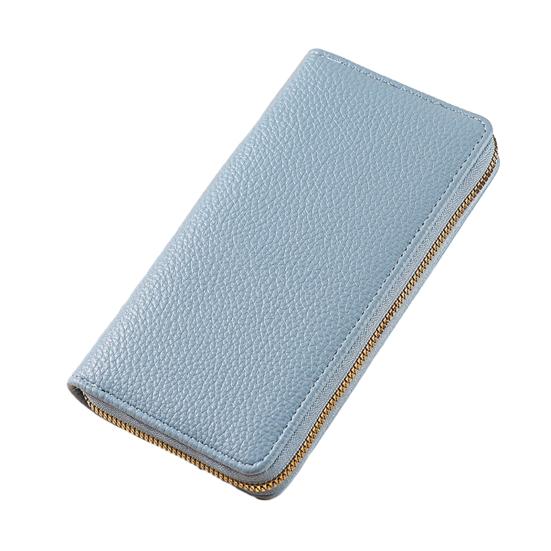 Женский кошелек на молнии, большой емкости, длинный, клатч для кредитных карт и наличных