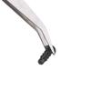 Straight Elbow Silver Tone Phone Repair Tools Stainless Steel Tweezers Eyebrow Clip Pliers Tool