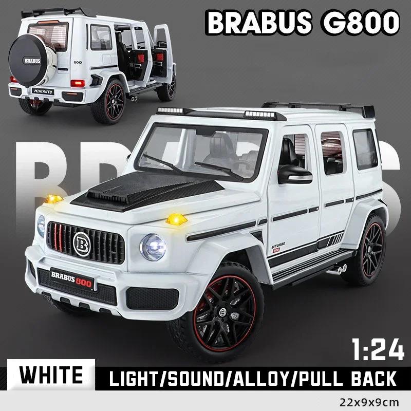 1:24 G800 Высокодетализированная литая металлическая модель автомобиля Звук Свет Оттяжка Коллекция Детская игрушка Подарок