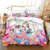 3D Print IDOLM@STER Cinderella Girls Starlight Stage Bedding Set 3D Printed Anime Three-piece Set Adult Boys Bedroom Duvet