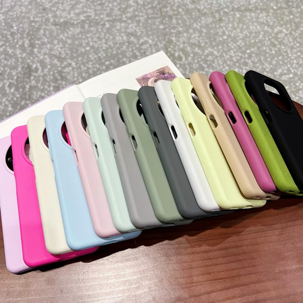 For Honor X60 5G Case Skin-Friendly Liquid Silicone+PC Phone Cover