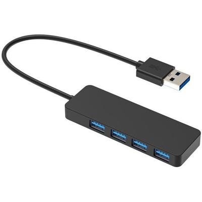 USB 3.0 Хаб-адаптер - PHONILLICO - 4 порта - Быстрая передача данных - Совместим с ПК и Mac