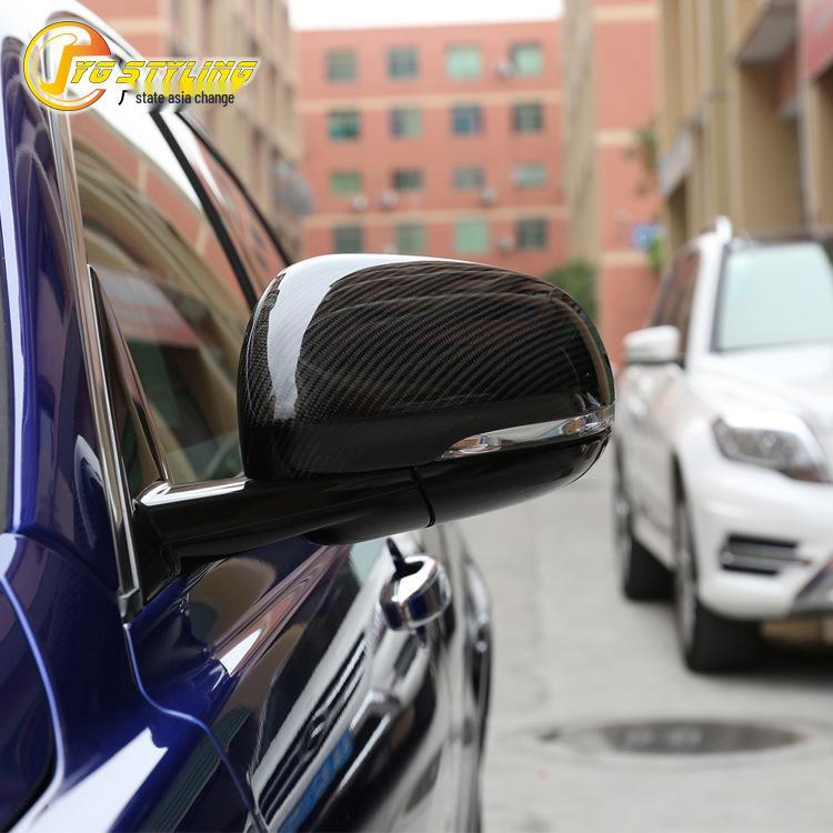 Накладка на зеркало заднего вида из сухого углеволокна для Jaguar XE, XF, XEL, XFL, XJL, I-PACE