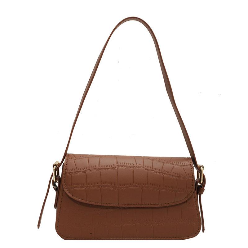 Quality Single-shoulder Crossbody Bag, A Unique Stone-patterned Commuter Small Bag