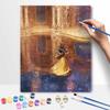 Disney Beauty and the Beast digital oil painting diy coloring handpainted filling home decoration gift for art lovers DIY decor