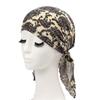 Hat Female Triangle Scarf Pirate Hat Headscarf Hat Head Cap Chemotherapy Cap Casual Printing Dust Hat Ethnic Hat