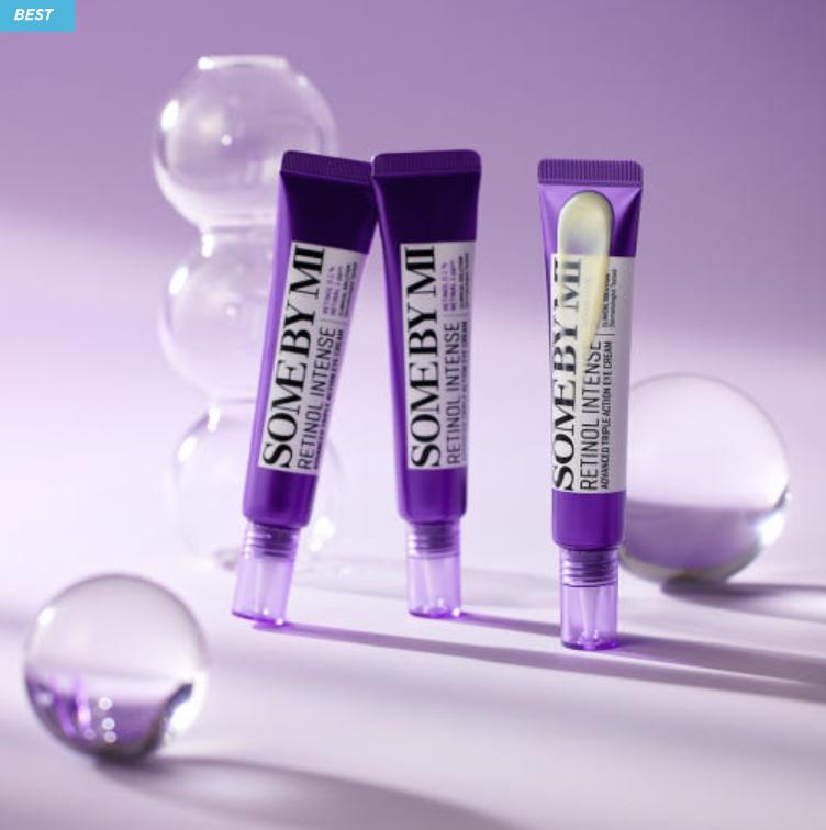 SOME BY MI Retinol Intense Advanced Triple Action Eye Cream 30ml | Anti-Aging & Dark Circle Care | Korean Skincare