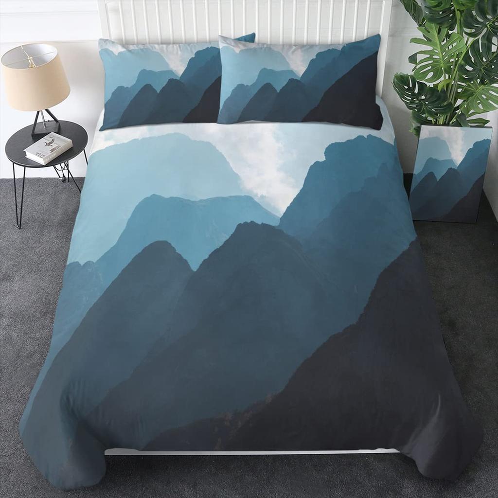 Деревья Природный Пейзаж Постельное Белье Трехпредметный Пододеяльник