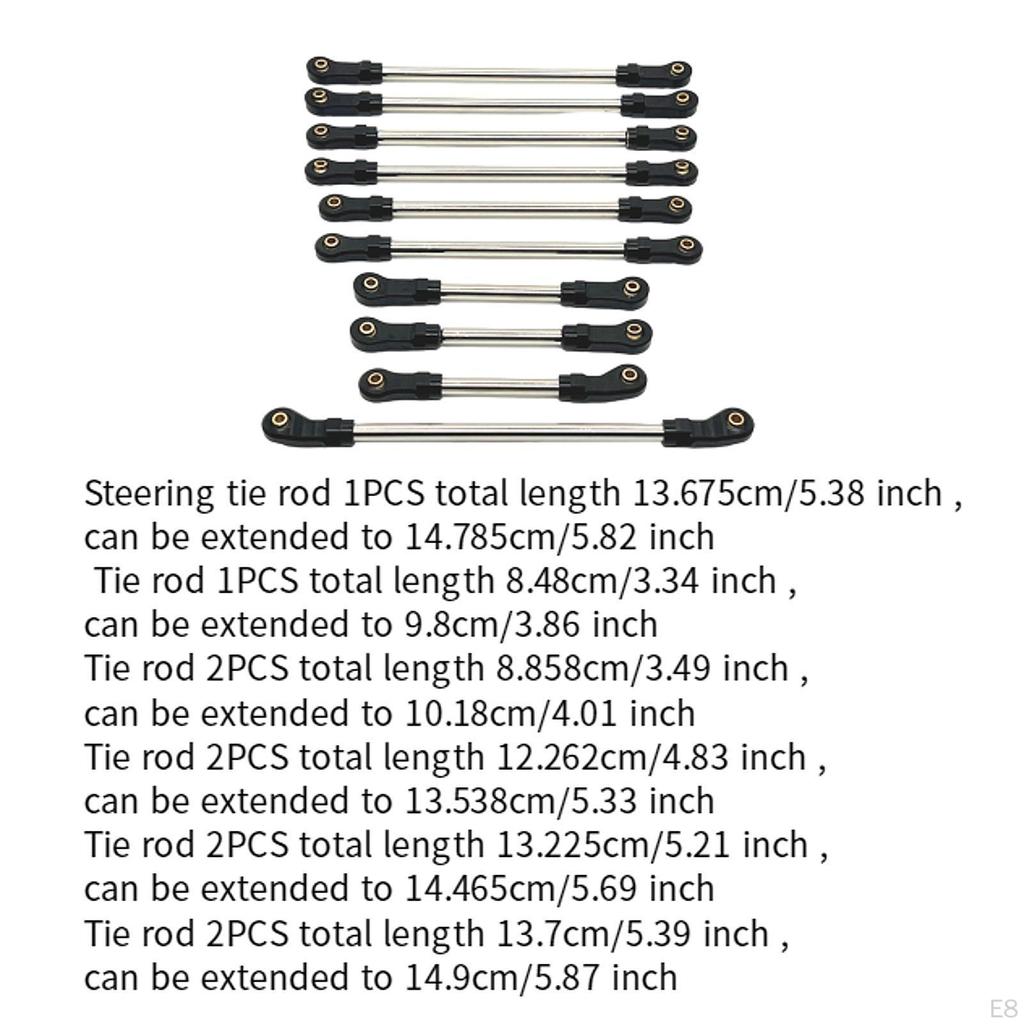 Комплект рулевых тяг для радиоуправляемых моделей 1/10