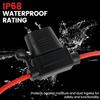24/10PCS Car Fuse Holder Waterproof 14awg Small Blade Type Inline Fuse Holders for In-Line Ato/Atc Blade Fuses