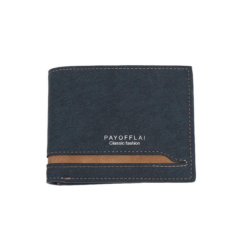 Винтажный мужской модный деловой короткий кошелек с отделениями для карт, многофункциональный мягкий держатель для кредитных карт из ПУ, кошельки, зажим для денег