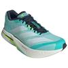 Adidas Кроссовки Adizero Boston 13 Flash Aqua Мужские Зеленый Облачно-белый Ярко-лимонный JS4945