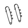 2/5Pcs Colorful 3 Holes Pins Brooch for DIY Making Decorations Clothing Fixator Supplies Accessories
