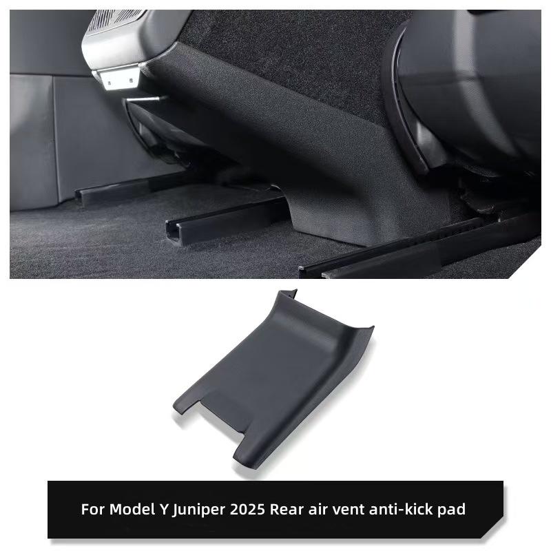 For Tesla Model Y Juniper 2025 Central Control Side Anti Kick Pad Rear Air Vent Anti Kick Board Car Interior Accessories