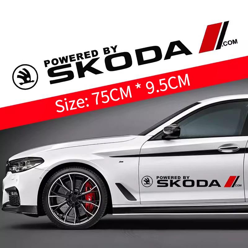 mhwql6 Car Styling Body Side Door Decor Window Decoration Stickers For Skoda Rapid Fabia 1 2 Octavia 2 A7 A5 A4 Yeti Superb 3 A5 VII