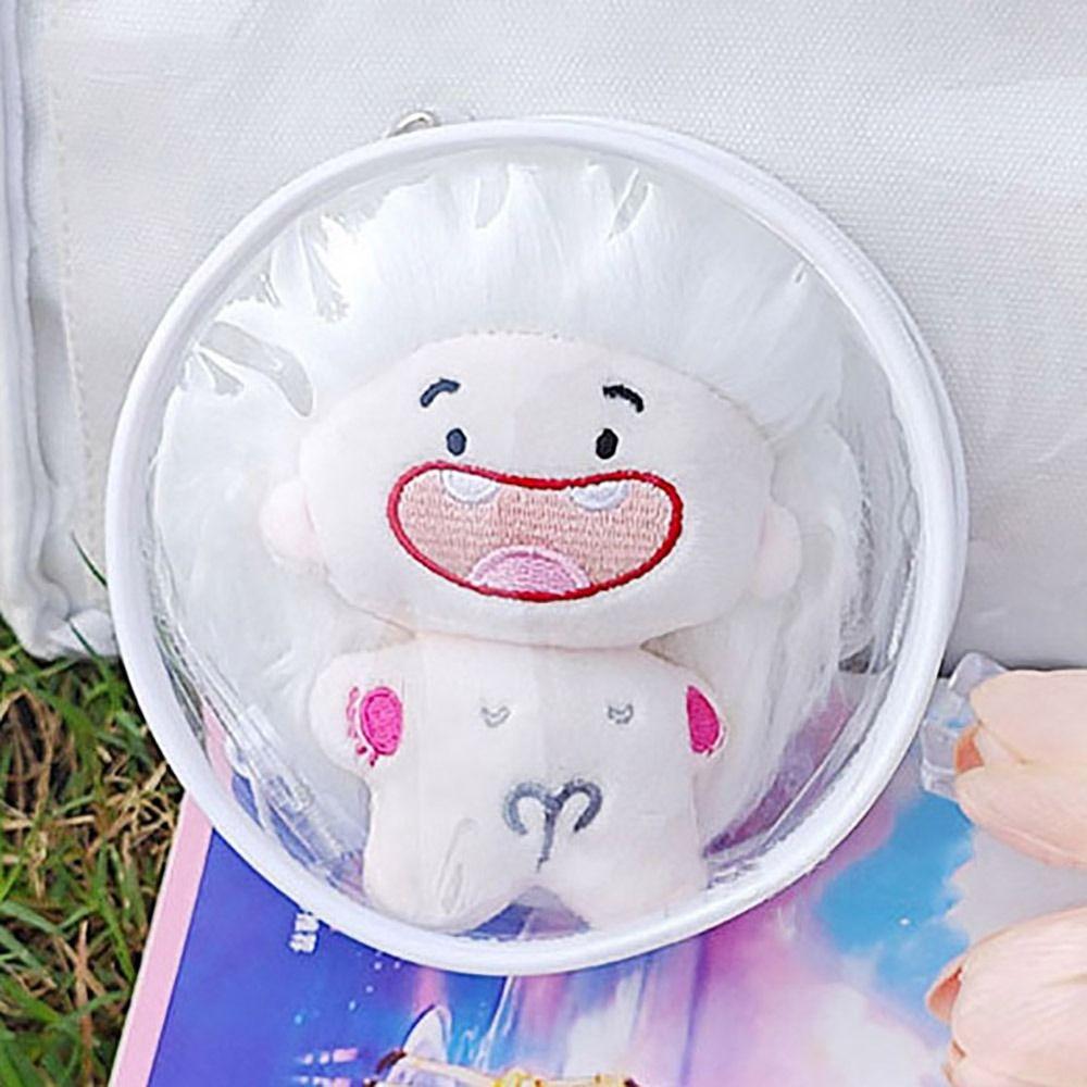 Multicolor Doll Display Box 10cm Doll Storage Case Mini Clear Outdoor Bag