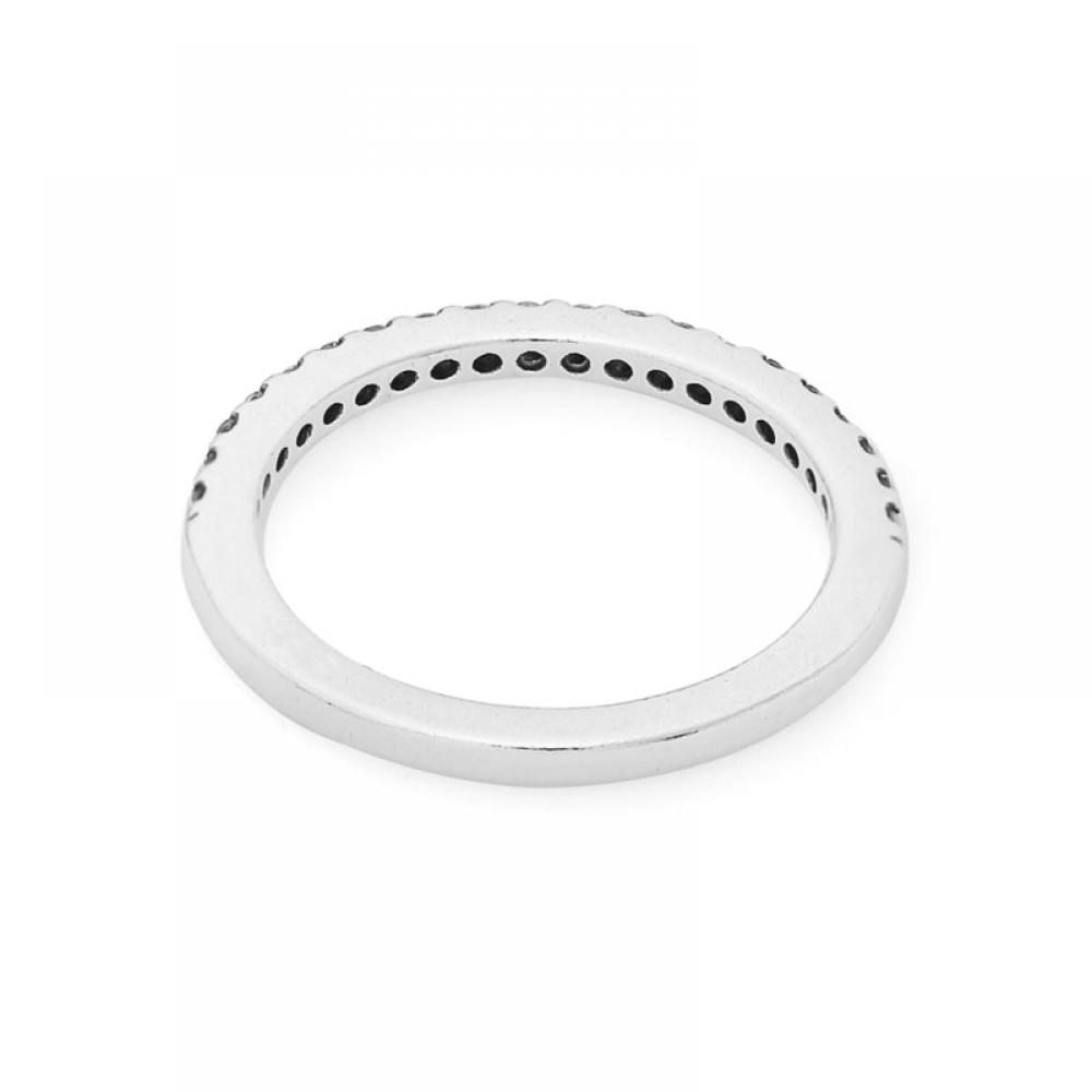 Pandora 192999c01 Timeless Sparkling Band Silver Ring