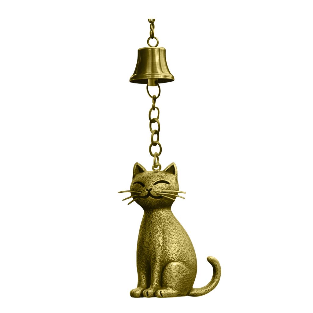 Cat Wind Chimes, Unique Cat Garden Decoration, Outdoor Cat Statue Theme Gift Wind Chimes For Cat Lovers