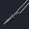 Men Rock Punk Tibetan Buddhist Protection Necklaces Vajra Dagger Amulet Pendant