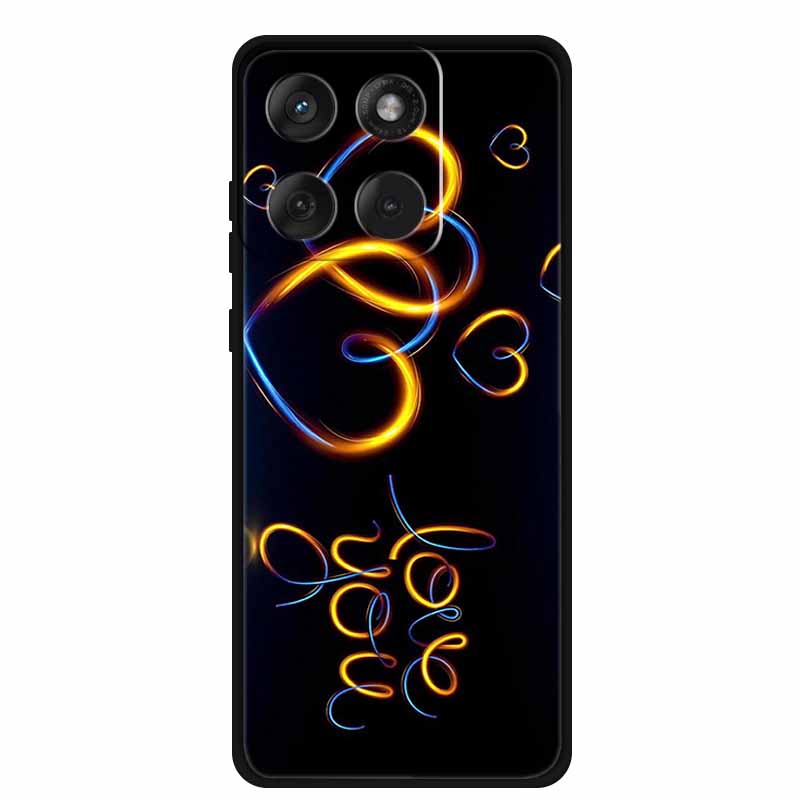 Чехол для Motorola Edge 70 5G 2025 Модный Черный Силиконовый ТПУ Мягкий Чехол для Телефона Для Motorola Moto X70 Air 5G Задняя Крышка Чехол Fundas