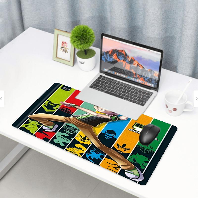 Ben 10 Cartoon Print Mouse Pad, Anti‑Slip Desktop keyboard Mat, for PC Laptop Gaming Working Daily Use, Cool Festival Surprise Gift