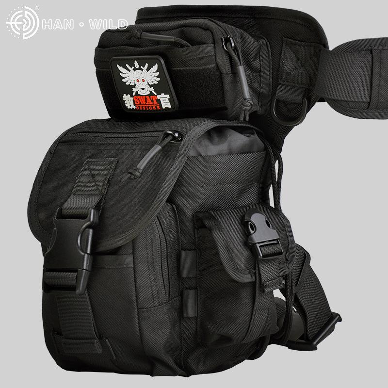 Hanye Многофункциональная уличная сумка для верховой езды, мужская мотоциклетная тактическая сумка, водонепроницаемая спортивная сумка с подвеской на пояс