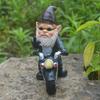 Synthetic Resin Garden Statue Creative Shape Waterproof Funny Gnome Sculpture Outdoor Lawn Decoration