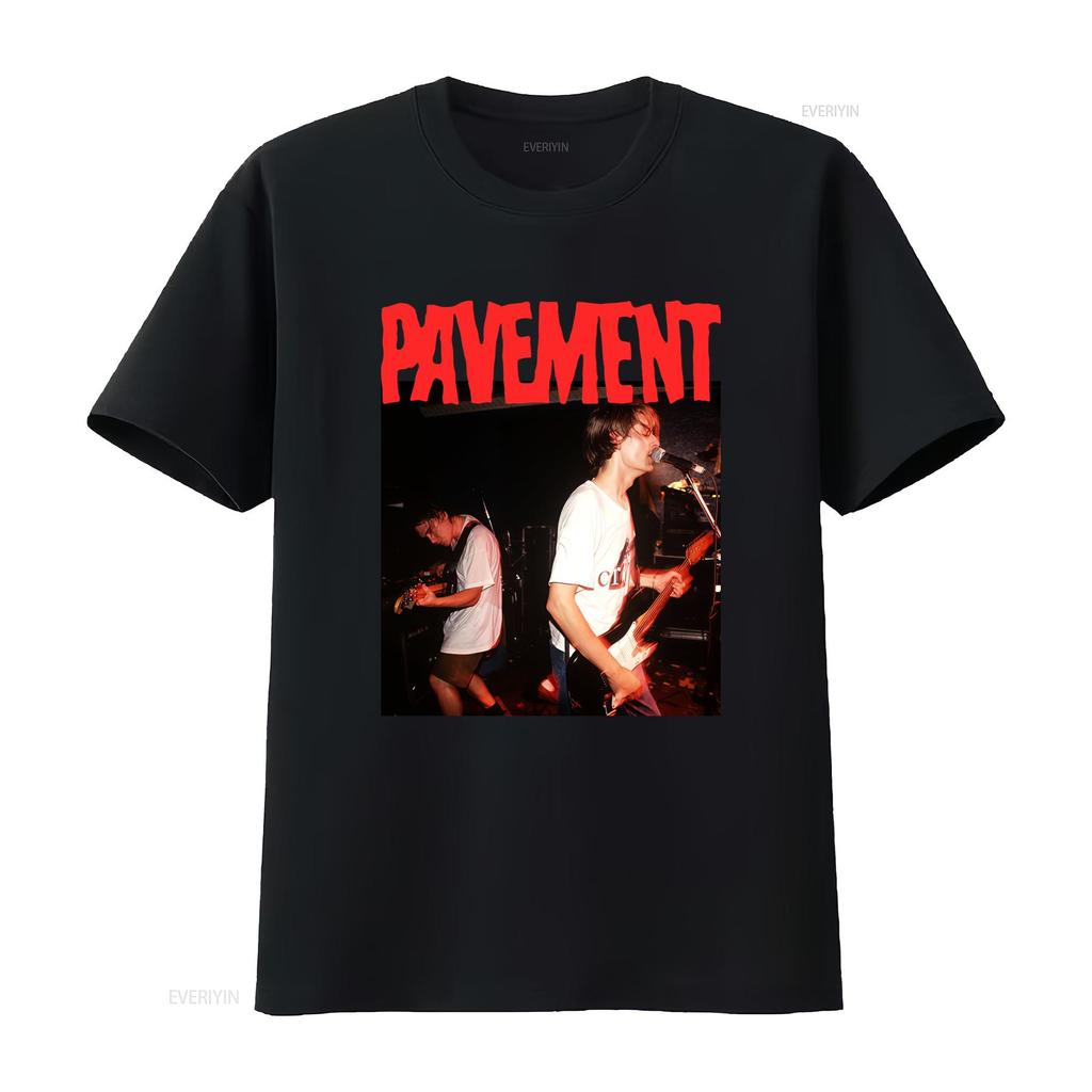 Vintage Paveunisext Indie Rock Band Concert Print Casual T Shirt Vintage Washed Slightly Stylish Breathable Designer Clothes