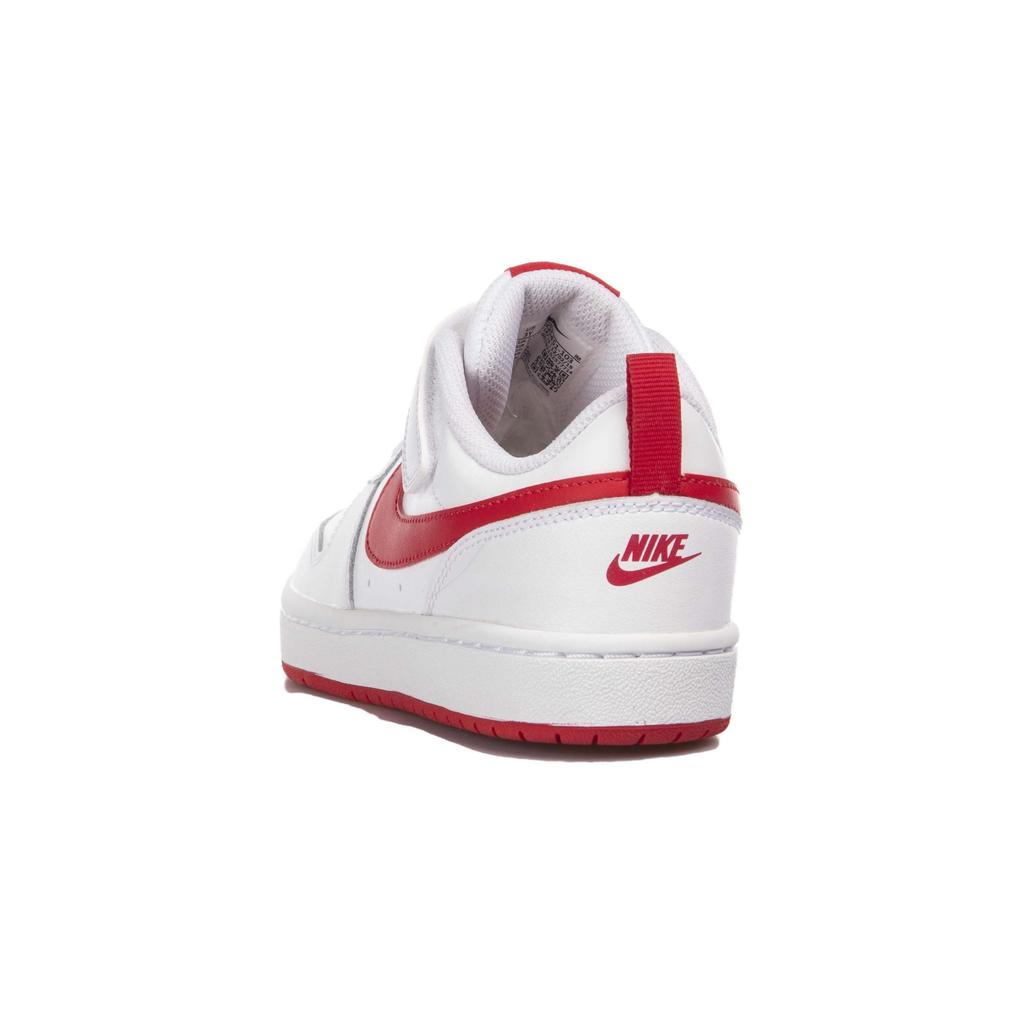 Nike Low 2 Trendy Casual Non-Slip Breathable Low-Top Kids Skate Shoes Kids Sneakers Red White BQ5451-103