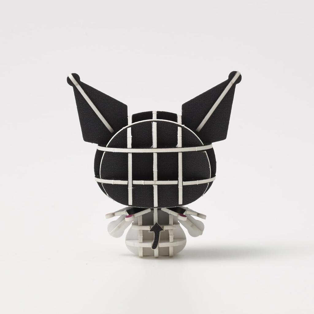 si-gu-mi PLUS Sanrio Kuromi - 3D Paper Puzzle DIY Craft Kit for Kids and Adults - Educational Toy for Boys and Girls - 3D Artwork and a Great Gift