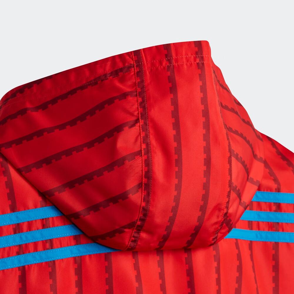 adidas Детский топ Adidas Коллекция сотрудничества X LEGO С капюшоном Подростковый HS1163