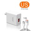USB Charger 66W Fast Charging EU/US Plug Wall Charger 6A Type C Cable For  Mate 40 50 60 Honor Quick Charge Phone Charger