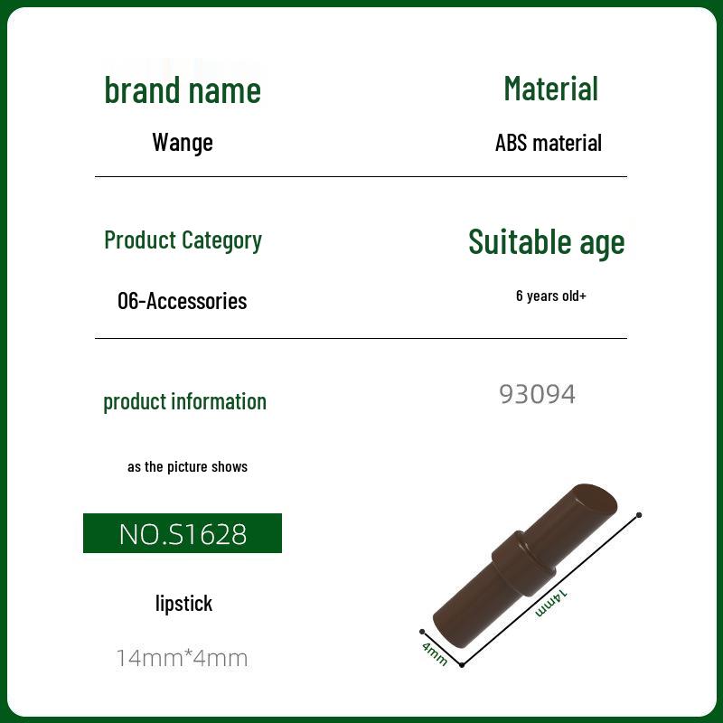 Wange Toys DIY Набор строительных блоков для губной помады из мелких деталей 93094 - Образовательный набор для сборки