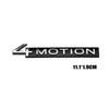 AABIP1 High Quality ABS Car Sticker 4-MOTION Logo Car Trunk Badge Decals For Volkswagen Tiguan Santana CC Passat Talagon Golf R Touareg