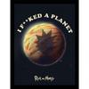 IF**ked A Planet Framed Poster