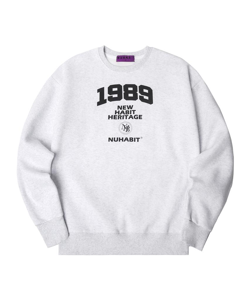 NUHABIT N/H Nhh Logo Oversized Fleece-Lined Sweatshirt (Som4-2Nh1130)