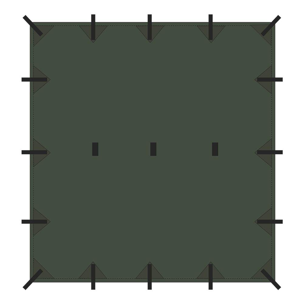 DD Hammocks Тент 4x4 Квадратный (Оливково-зеленый) [Использовал]