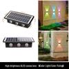 Настенный светодиодный светильник-прожектор 6 LED на солнечной батарее