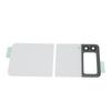 Flip Phone Back Cover Replacement with Pre Installed Tape Camera Lens Tools Back Glass Housing Door