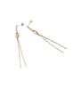 Earrings K10 Marine Motif Chain Fringe Stud Earrings 40576594 Yellow Gold 00 [Kokoshnick] Women's (100)