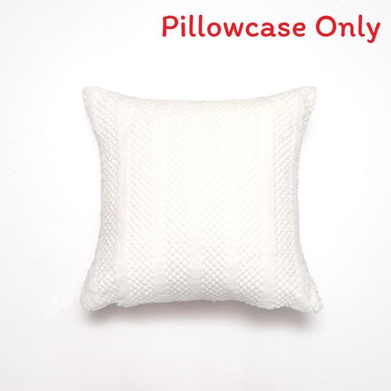 Только наволочка Роскошная плюшевая наволочка из искусственного кроличьего меха Мягкая наволочка для дивана в современном стиле