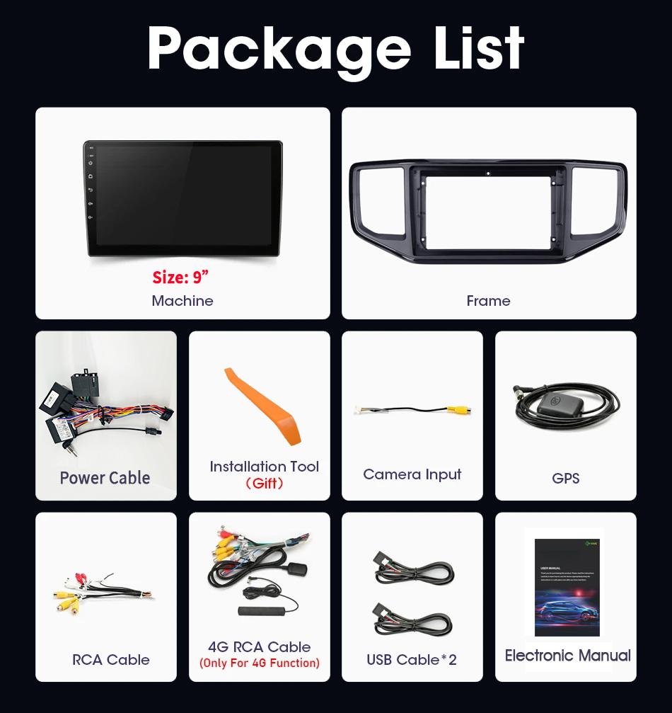 Android 13.0 для Volkswagen Amarok 1 2016-2020 Автомобильный радиоприемник Мультимедийный проигрыватель 4G GPS-навигация Беспроводная Carplay Видео 360 Камера